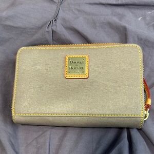 Dooney & Bourke Gray Leather Wallet